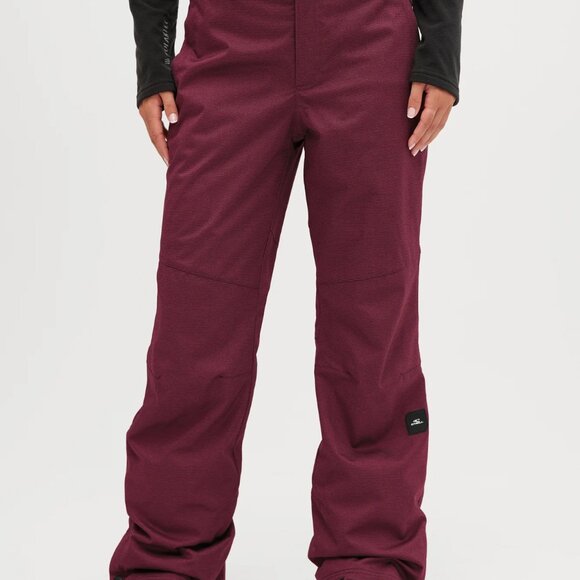 O'Neill Star Melange Snow Pants – Medium, Windsor Wine - Picture 3 of 10